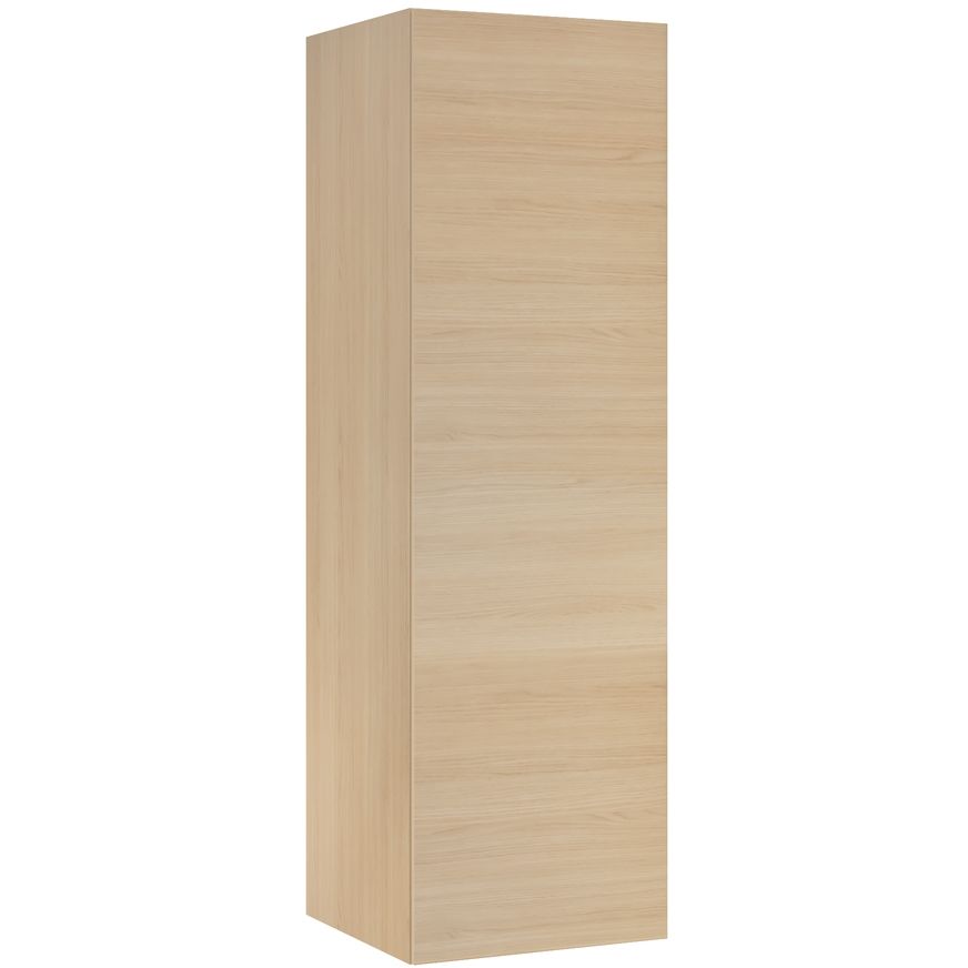 Korkea kaappi Temal, oikeakätinen, 50x58x196.1 cm, vaalea tammi
