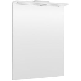 Tasopeili Temal Classic, 85x112 cm, pistorasialla ja valolipalla, matta valkoinen