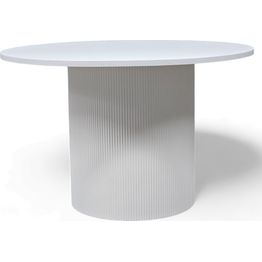 Ruokapöytä Tenstar Siera, Ø120cm, valkoinen