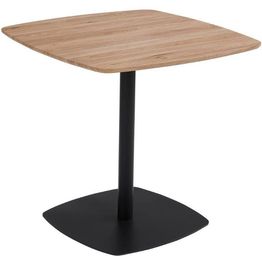 Ruokapöytä Tenstar Riviera 80x80cm, puu/musta
