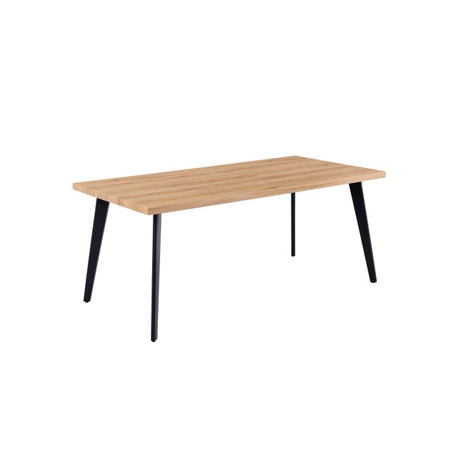 Ruokapöytä Tenstar East, 180x90cm, ruskea