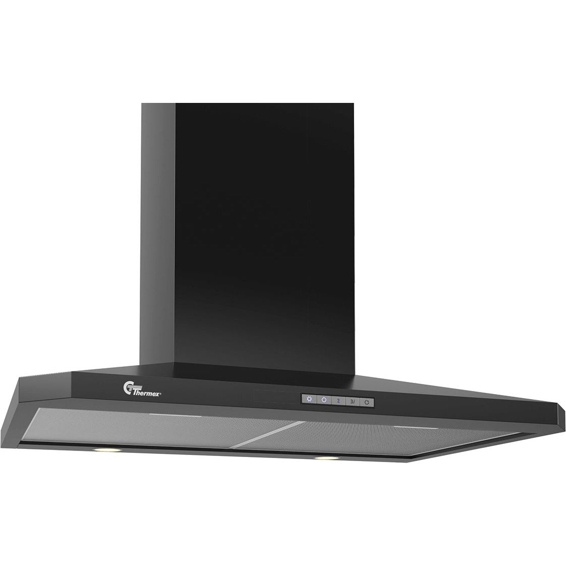 Liesikupu Thermex Decor 787 seinä 700mm musta ilmanvaihdon ohjaus/tehostus