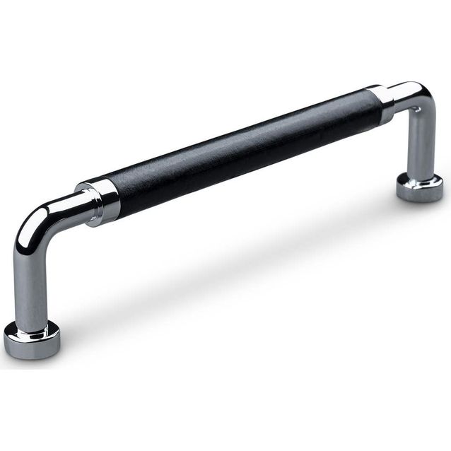 Vedin Theofils Posta cc128 140mm musta nahka/kromi