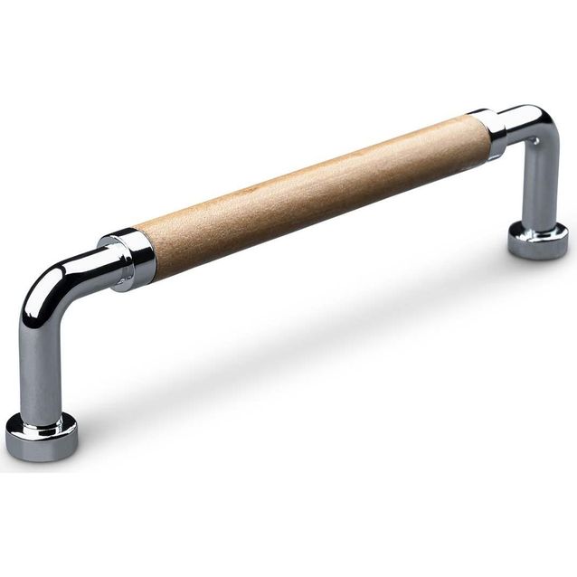 Vedin Theofils Posta cc128 140mm vaaleanruskea nahka/kromi