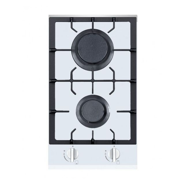 Kaasuliesitaso Schlosser THG3151W, 30cm, 2-liekkinen, valkoinen