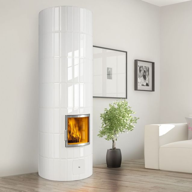 Pönttö-ja kaakeliuuni Tiileri Aleksandra 1800-2100x700 mm eri värejä