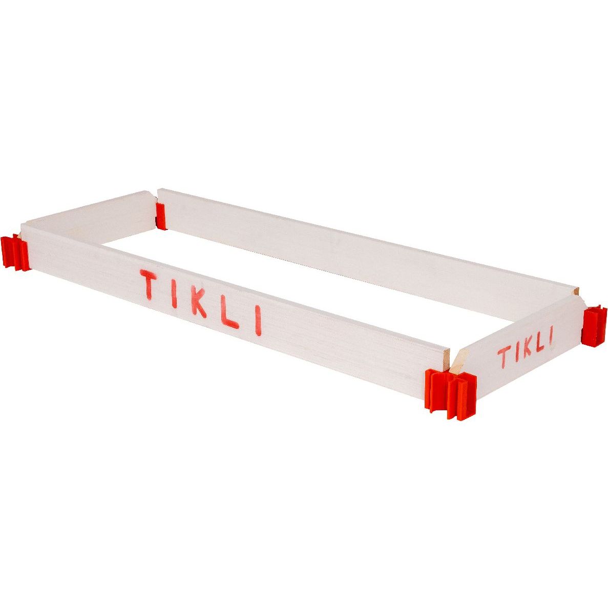 Työtason jalkalista Tikli Jumbo 250BK, 250x135cm, sis. muovikulmat FLB-4