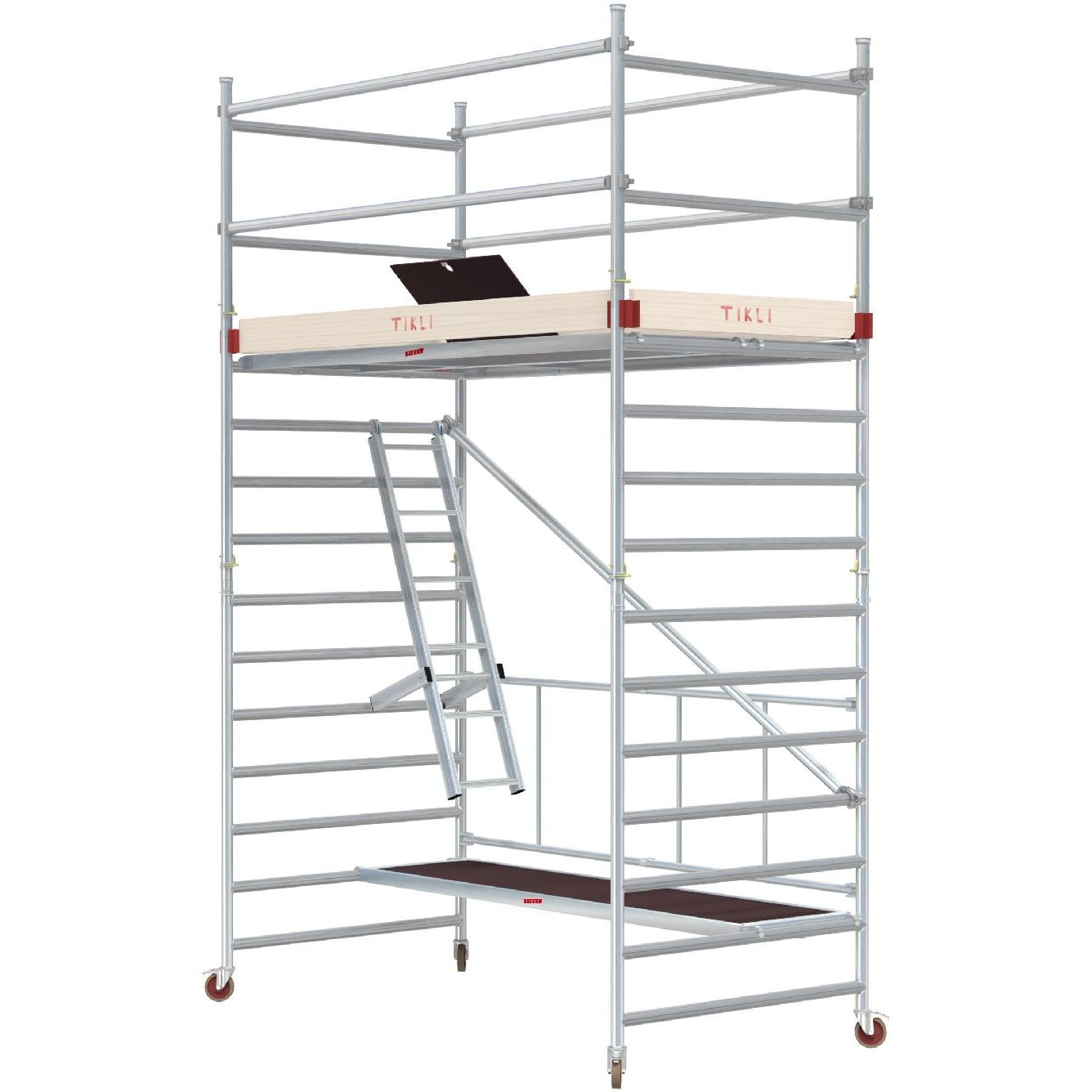 Asennusteline Tikli Jumbo 250BK+1+1, 250x135cm, 2.8m tasokorkeus