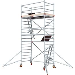 Alumiiniteline Tikli Jumbo 9900-4P, tasokorkeus 4.5m, 250x135cm