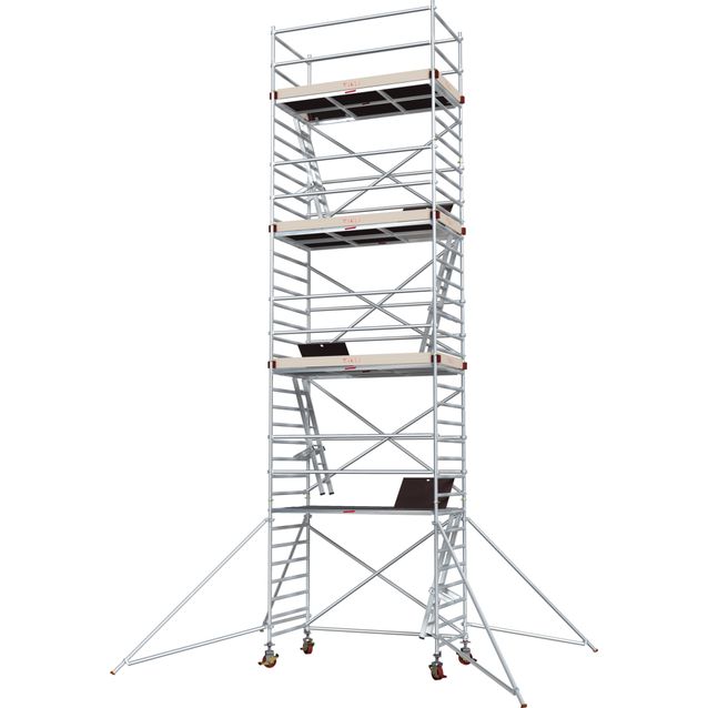 Alumiiniteline Tikli Jumbo 9900-8P, tasokorkeus 8.5m, 250x135cm