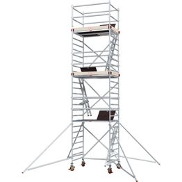 Alumiiniteline Tikli Jumbo 9978-6P, tasokorkeus 6.5m, 180x135cm