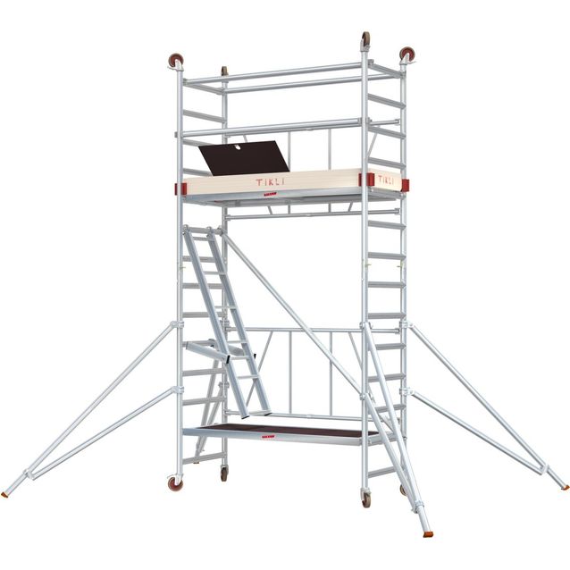 Asennusteline Tikli Jumbo178x2 setti, 178x74cm, tasokorkeus 2,5m