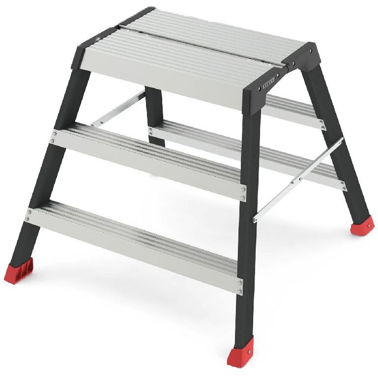 Työpukki Tikli Grande, korkeus 750 mm, 3-askelmainen