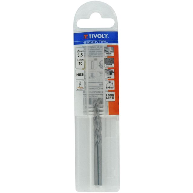 Metalliporanterä Tivoly T Line, HSS, 3, 5mm, 2 kpl, Ø3