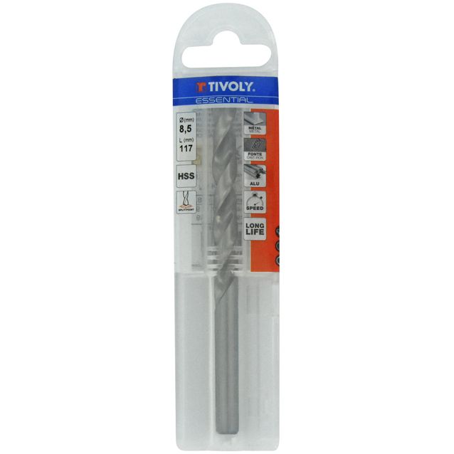 Metalliporanterä Tivoly T Line, 8, 5mm, HSS, Ø8