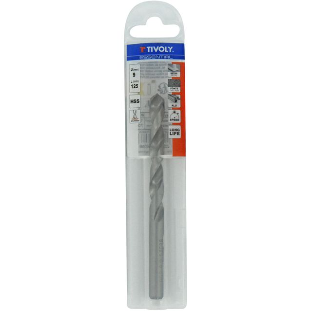 Metalliporanterä Tivoly T Line, 9mm, HSS, Ø9, 0