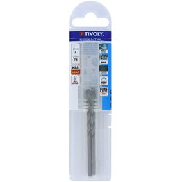 Metalliporanterä Tivoly T Line, 4mm, HSS-CO, 2 kpl
