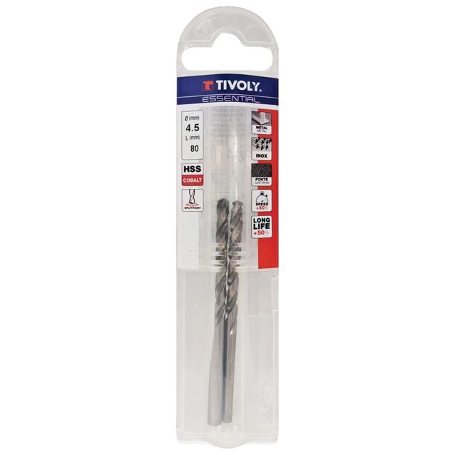 Metalliporanterä Tivoly T Line HSCOB, 4, 5mm, 2 kpl