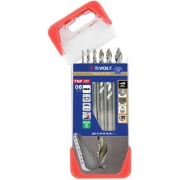 Metalliporanterä Tivoly Smart Point HSS, 2–8mm, 6 kpl