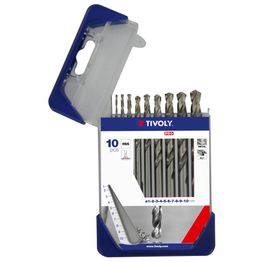 Metalliporanteräsarja Tivoly, 1–10mm, HSS, 10 kpl