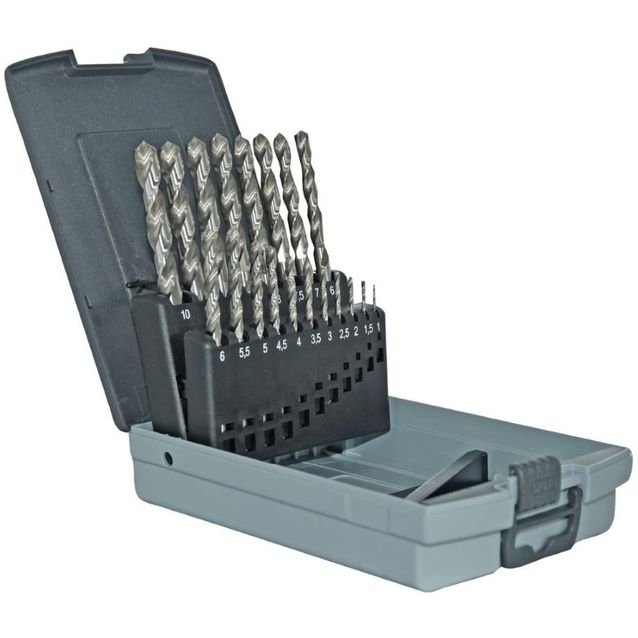 Metalliporanterä Tivoly Smart Point HSS T-Line, 1–10mm, 19 kpl
