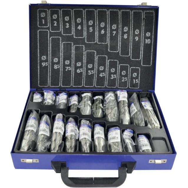 Metalliporanterä Tivoly T-Line HSS, 1–10mm, 170 kpl