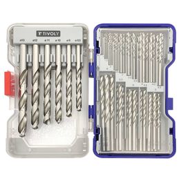 Metalliporanterä Tivoly, Ø1–13mm, HSS, 100 kpl