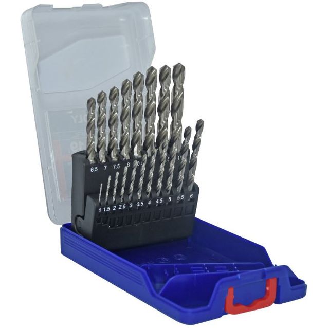 Metalliporanterä Tivoly, 1–10mm, 19 kpl