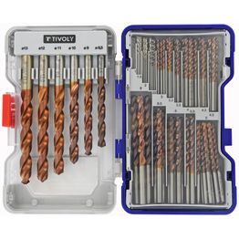 Metalliporanteräsarja Tivoly Furius Fusio HSS, 1–13mm, 100 kpl