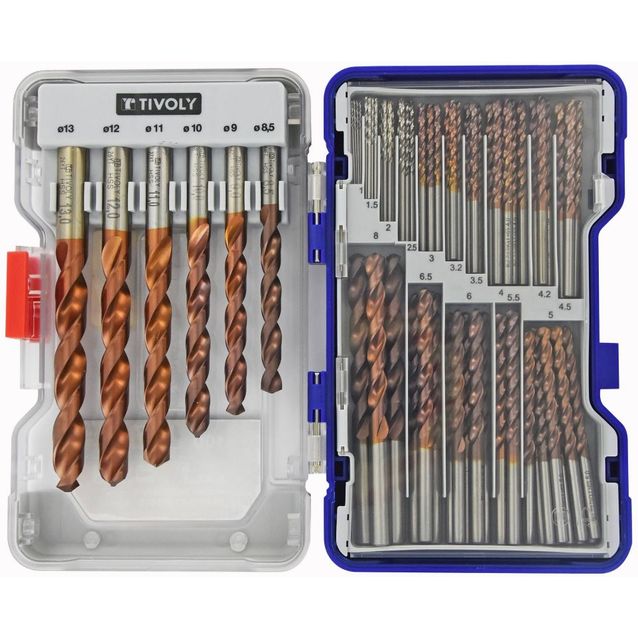 Metalliporanteräsarja Tivoly Furius Fusio HSS, 1–13mm, 100 kpl