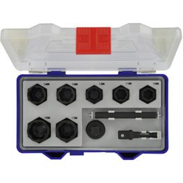 Hylsysarja Tivoly, 10–19mm, 10 kpl