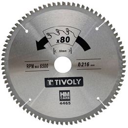 Pyörösahanterä Tivoly 160 × 20 × 2,5/1,5mm alumiinille ja värimetalleille