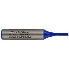 Suorajyrsin Tivoly, 3x8mm