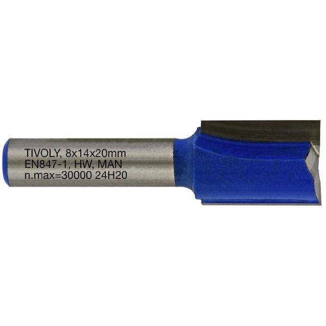 Suorajyrsin Tivoly, 14x8mm