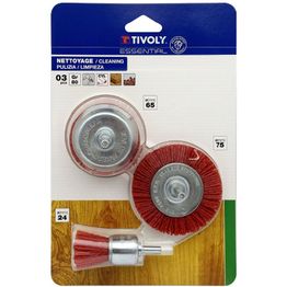Nailonharjasarja porakoneelle Tivoly 6mm varsi