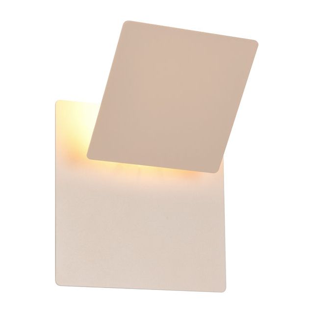 Seinävalaisin Trio Mio LED 3000K neliö lämmin beige