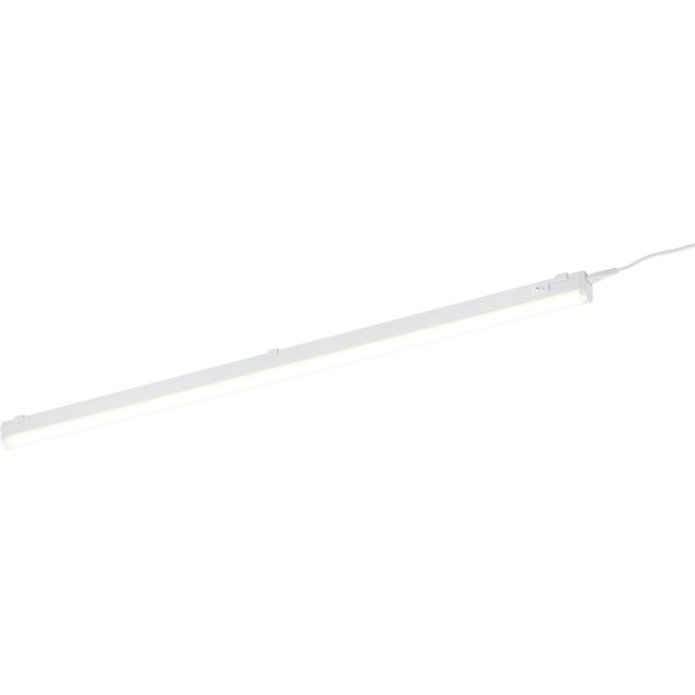 LED-työpistevalaisin 12W 1400lm 3000K, 840x25x40mm, valkoinen
