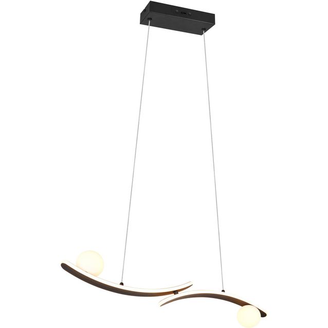 Riippuvalaisin Trio Napoli 150cm LED mattamusta
