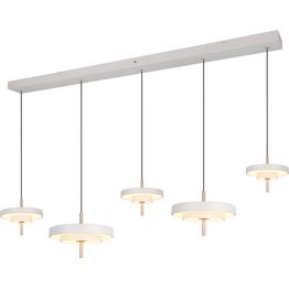 Riippuvalaisin Trio Keaton LED säädettävä värilämpötila 5-osainen