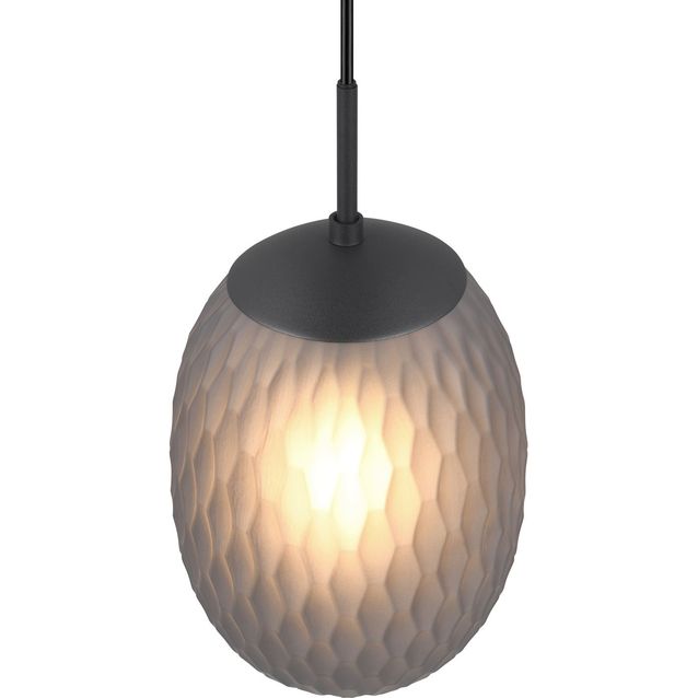 Riippuvalaisin Trio Facette, E27, mattamusta/savu