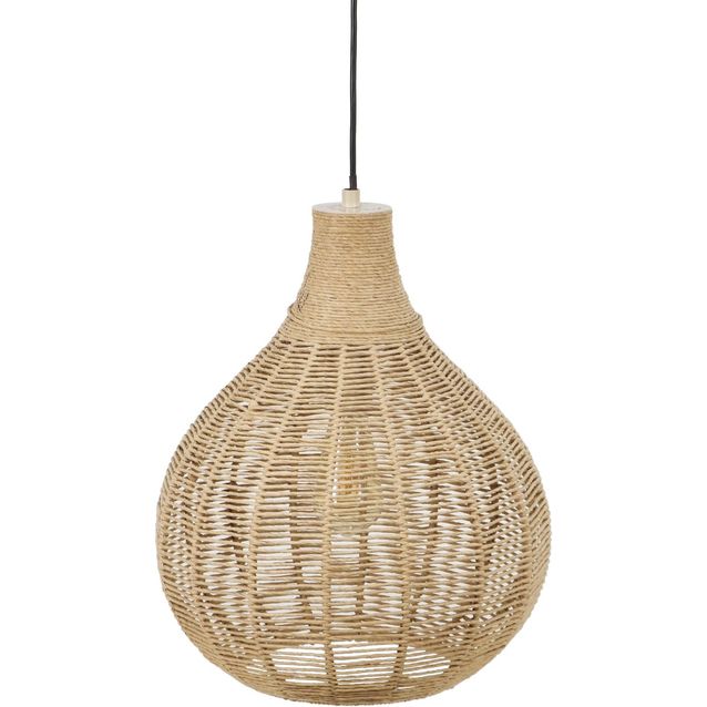 Riippuvalaisin Trio Janne, E27, luonnonväri/juutti, eri kokoja