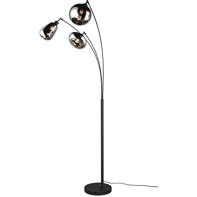 Lattiavalaisin Trio Lumina, 3-os, E14, mattamusta