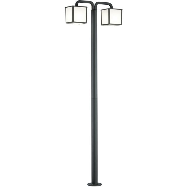 Pylväsvalaisin Cubango LED 2x5W, 200cm, 2-osainen