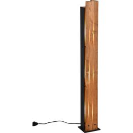 Lattiavalaisin Trio Karuni 3xE27 musta/puu