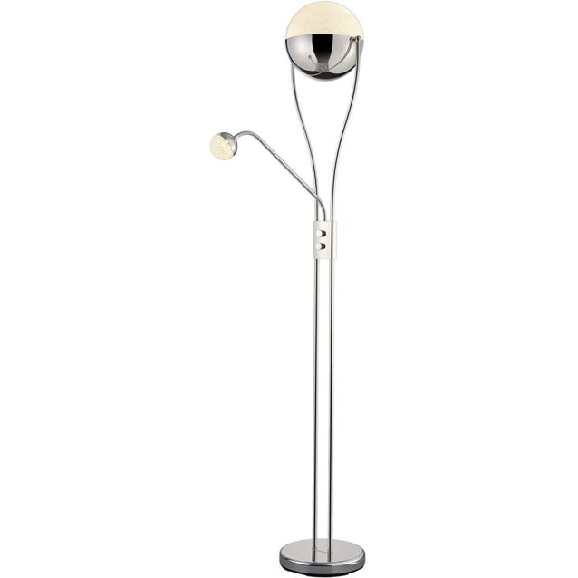 LED-lattiavalaisin Trio Chris, 300x1800 mm, kromi uplighter