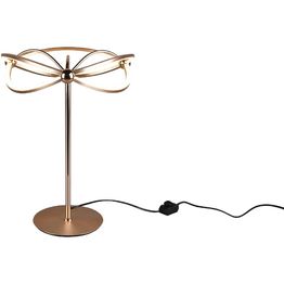 Pöytävalaisin Trio Charivari LED mattamessinki