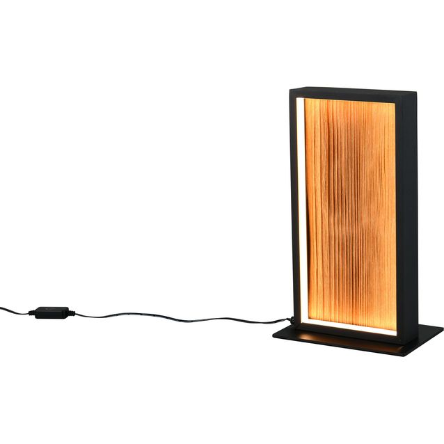 Pöytävalaisin Trio Kalea LED 3000K puu