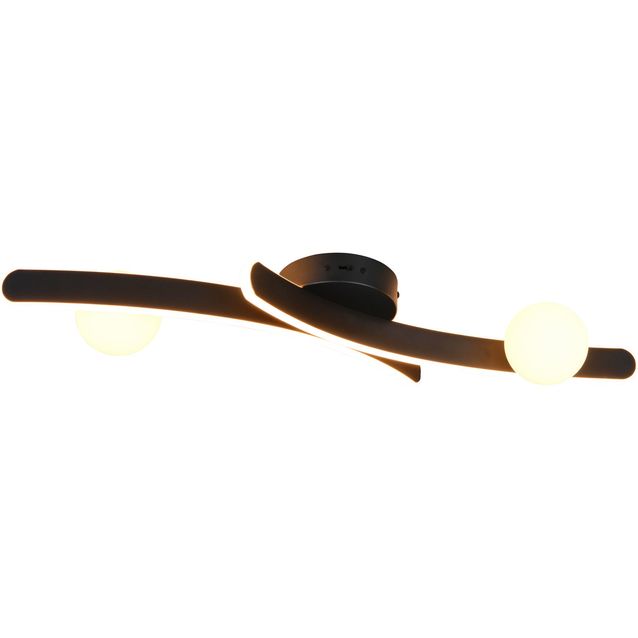 Kattovalaisin Trio Napoli 70cm LED mattamusta