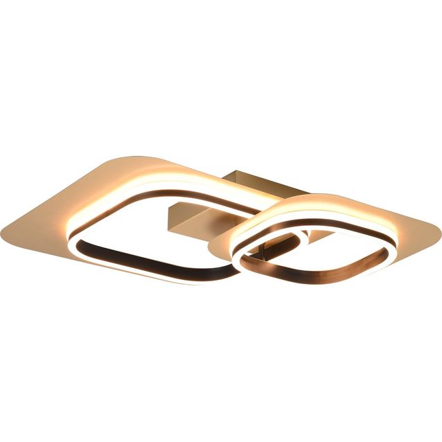 Kattovalaisin Trio Lugo LED 2-os. mattamusta/kulta