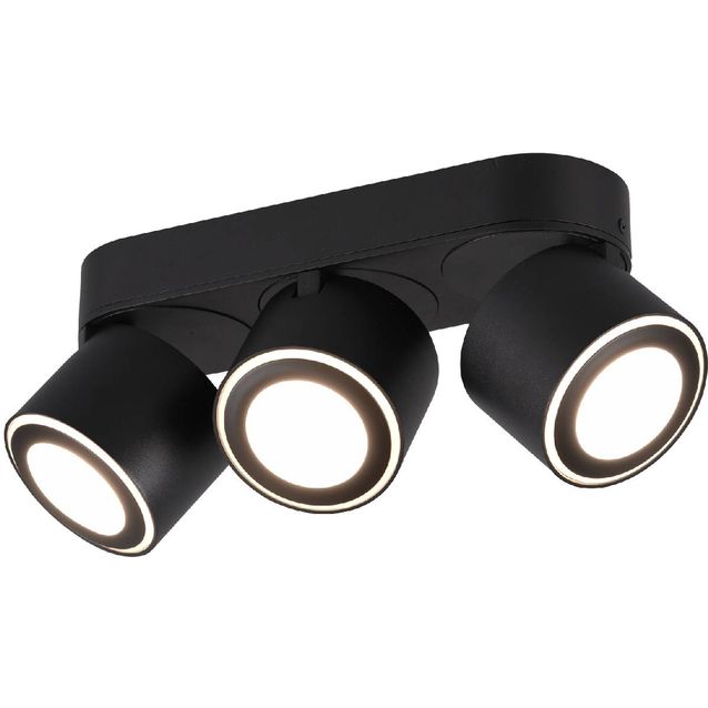 Spottivalaisin Trio Taurus LED 27x9cm mattamusta